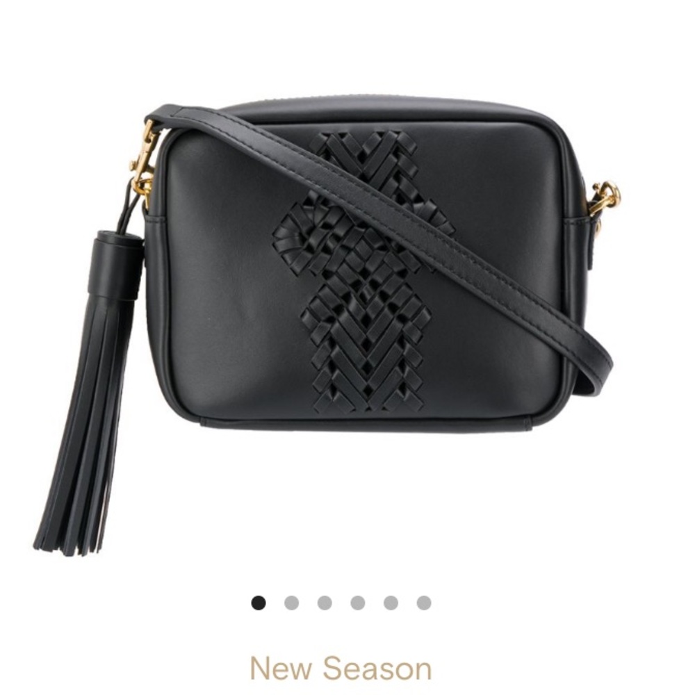 Anya hindmarch black neeson crossbody bag